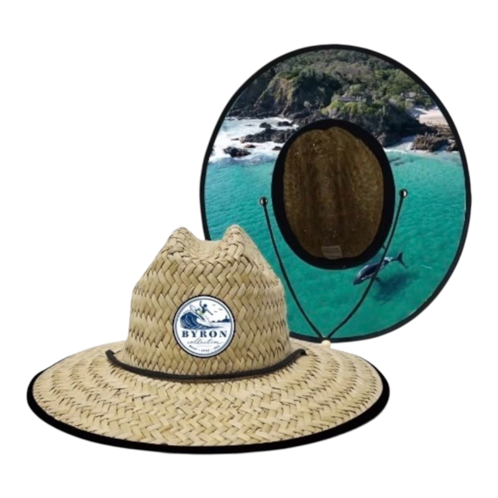 WHALE OF A TIME STRAW HAT